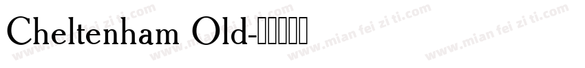 Cheltenham Old字体转换